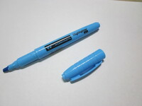 Выделитель текста WORKMATE H-4, 1-3mm, для любой бумаги, скошенный, голубой