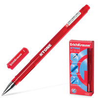 Ручка гел EK G-Tone, 0.5мм, корпус красный, метал/наконеч, колп/клип, КРАСНЫЙ