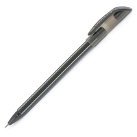 Ручка гел Flair TECHNO GEL, 0.5мм, корпус черный, резин/наклад,колп/клип, ИГЛА ЧЕРНЫЙ