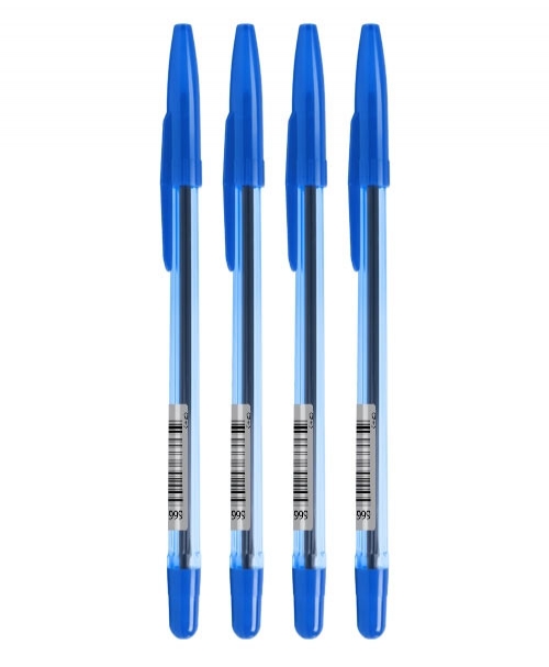 Ручка шарик Стамм 111 Офис, 1.0мм, корпус тонир/голубой, колп/клип, длина стержня 135мм, СИНИЙ СТ11